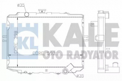 KALE OTO RADYATOR 342295 -  Радиатор, охлаждение двигателя